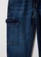 Kids' Blue Cotton Blend Trousers_3