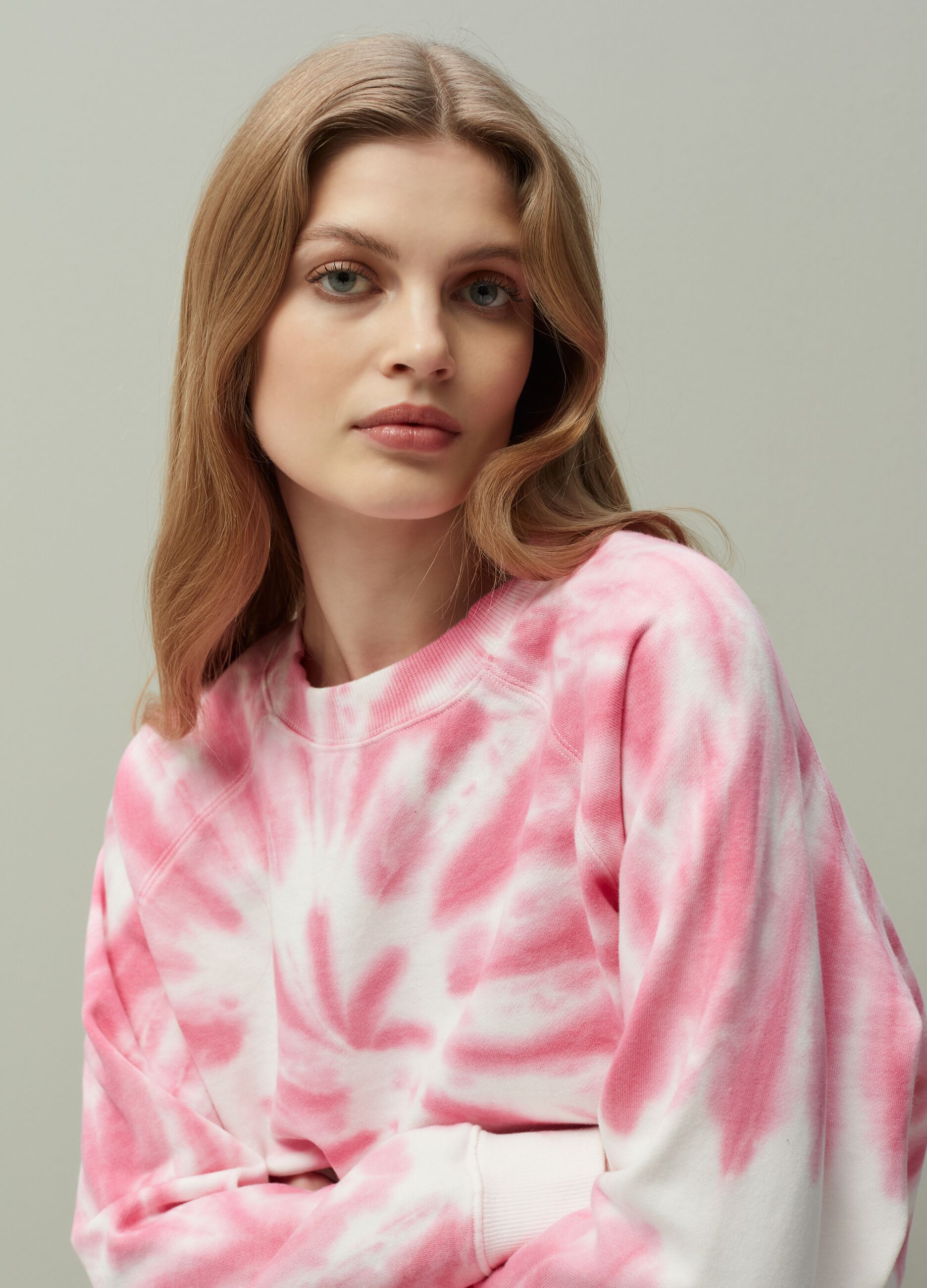 Felpa girocollo Tie Dye_1