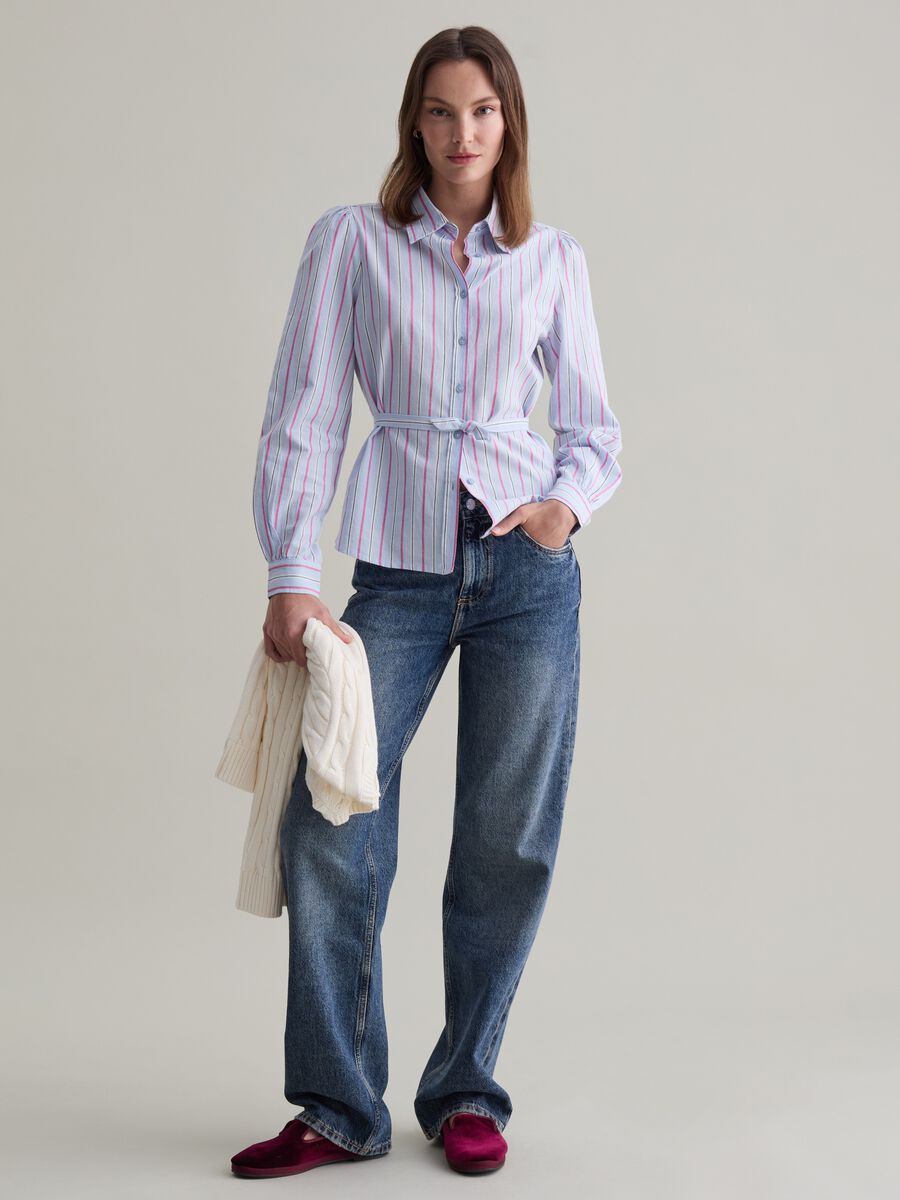 Striped cotton shirt_1