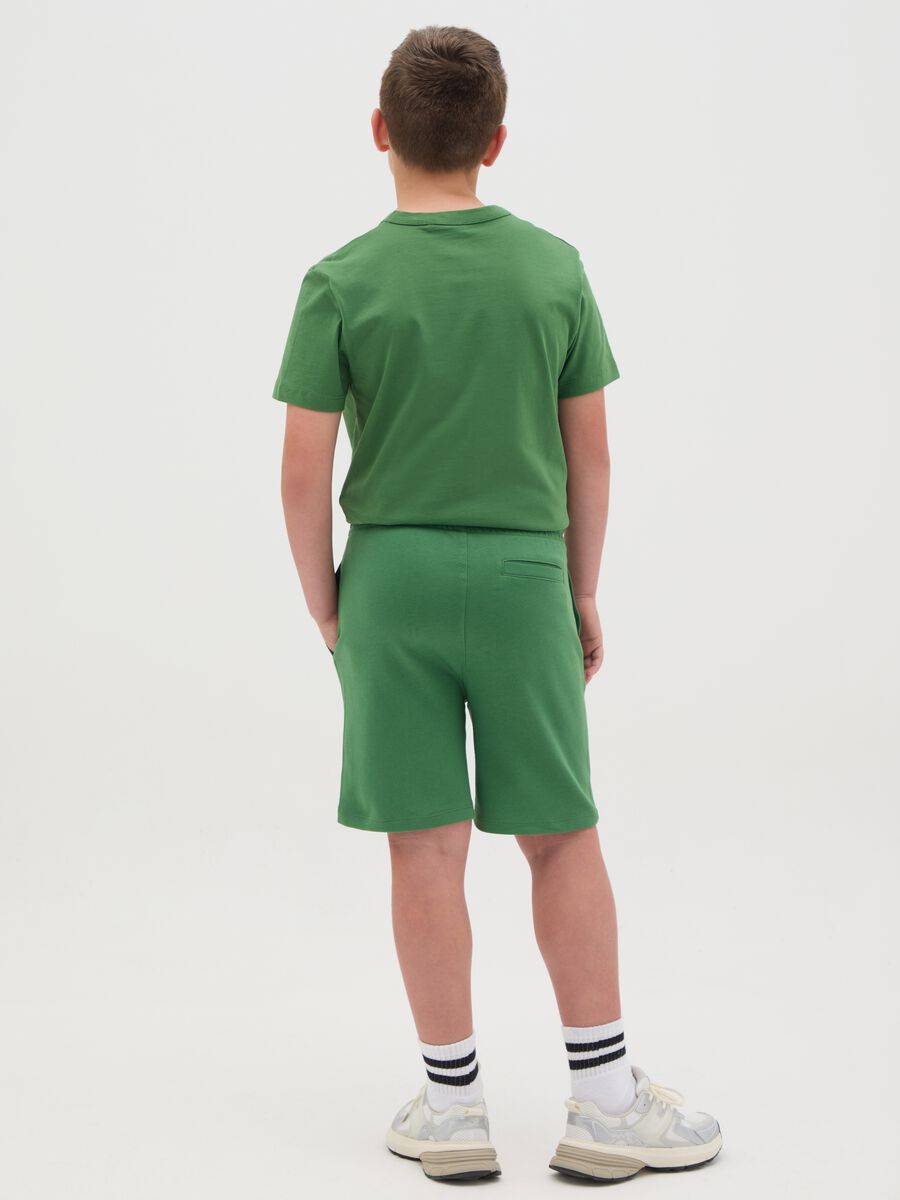 OVS Kids Cotton Green Shorts_2