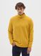 Yellow fleece half-zip sweatshirt_1