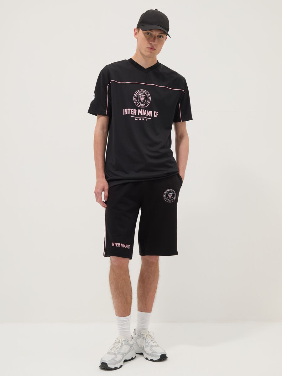 Black pure cotton Inter Miami CF regular-fit T-shirt_2