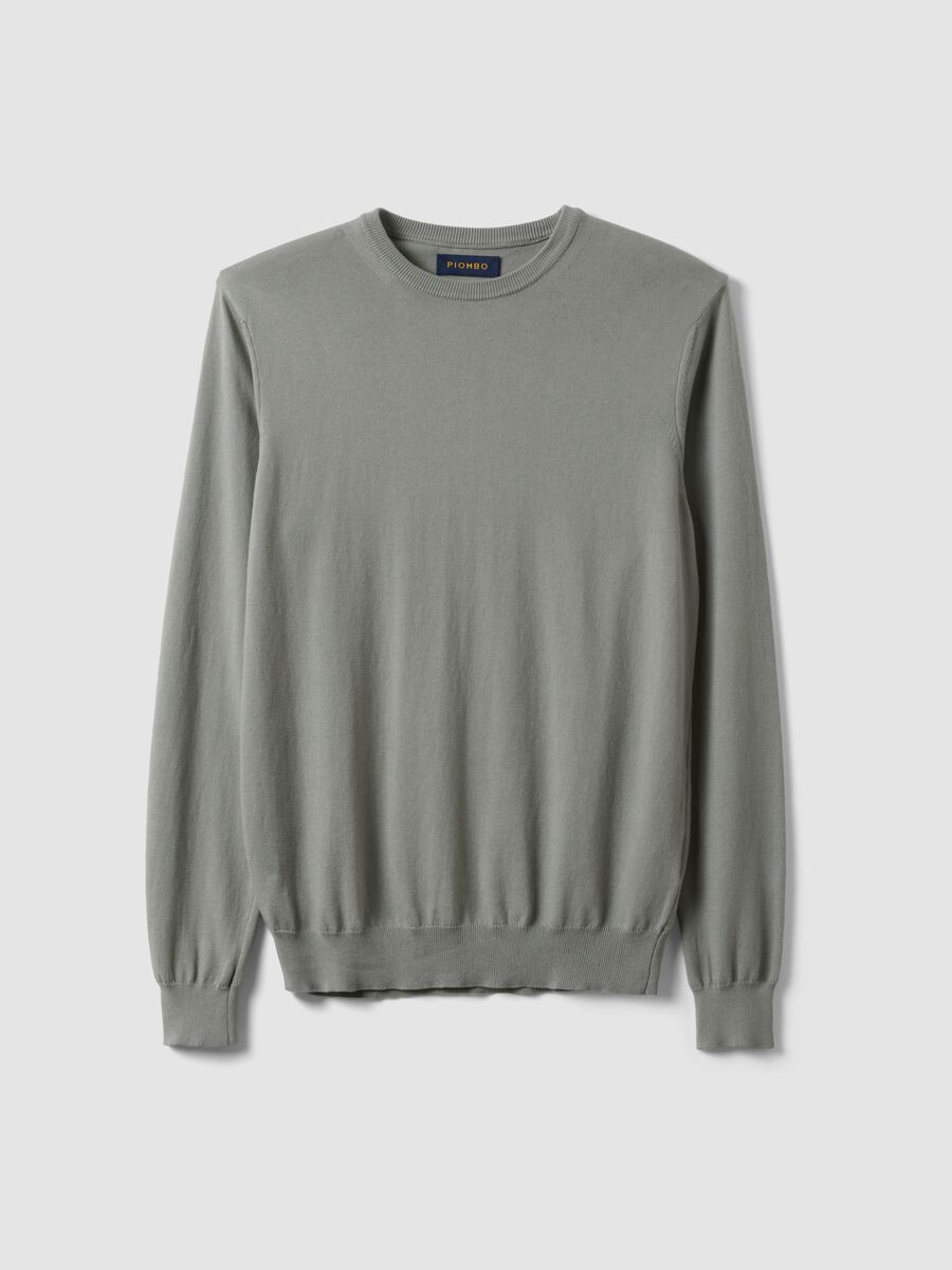 Grey pure cotton jumper regular fit_4