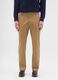 Beige Stretch Cotton Trousers Regular Fit_1
