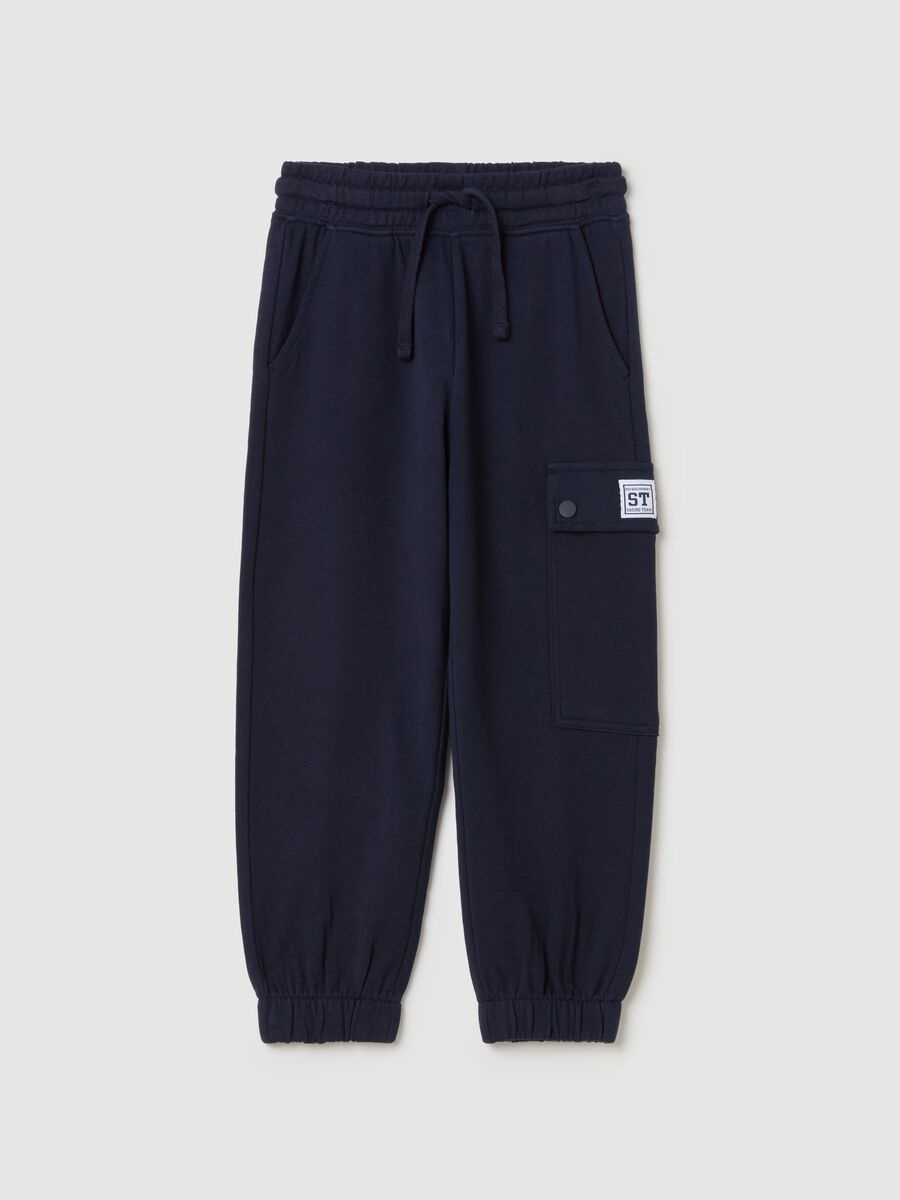Joggers with drawstring and pockets_0