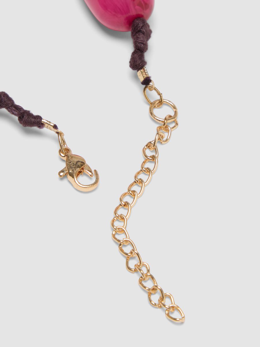 Pink Necklace with Decorative Beads_1