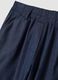 Blue stretch cotton trousers_1