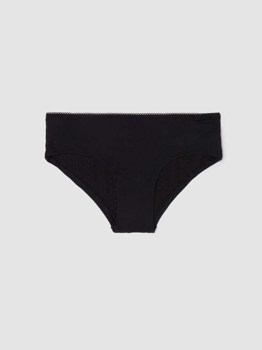 Pointelle French knickers with crochet_4