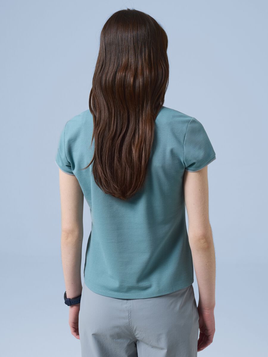 ALTAVIA SAILING green stretch cotton polo shirt_3