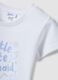 White pure organic cotton girls&rsquo; T-shirt with seaside print_2