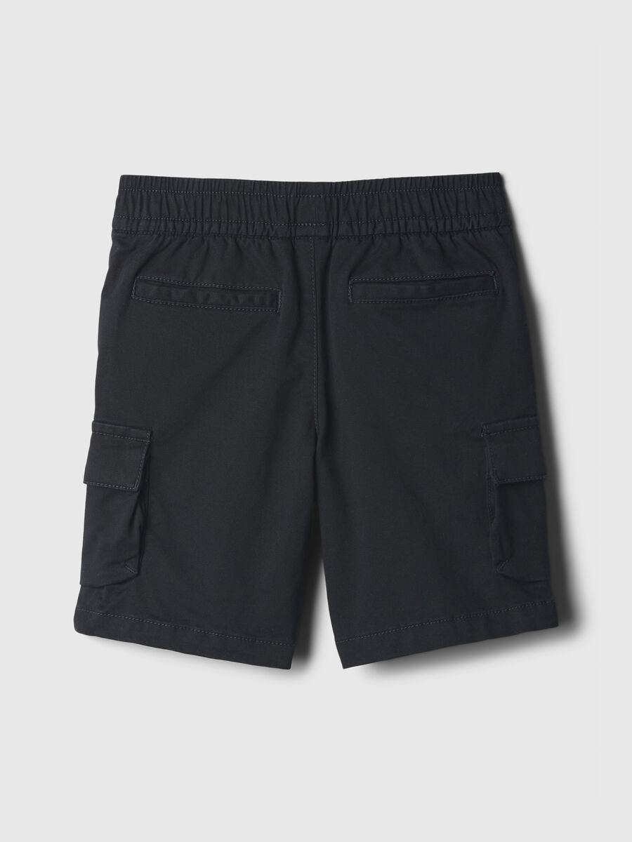 Cargo Bermuda shorts with drawstring_1