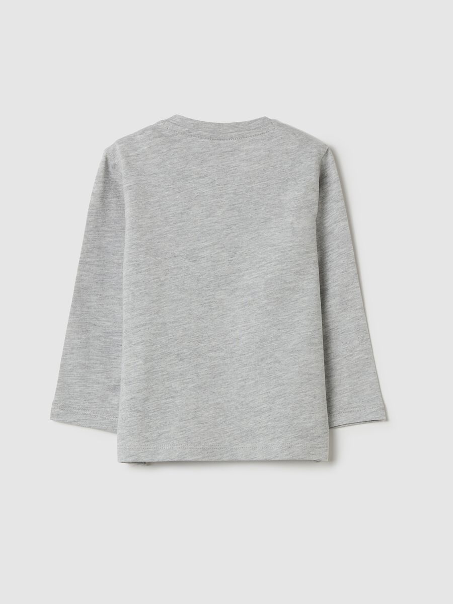 T-shirt with dinosaur print and long sleeves_1