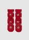 Red Stretch Cotton Christmas Socks_1