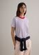 Green and white T-shirt in pure cotton regular fit_0