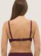 Purple shaping bikini top in stretchy fabric_2