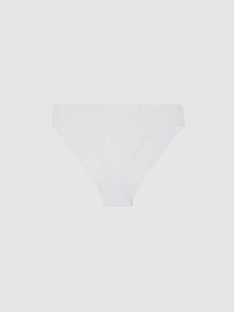 Slip in tessuto elasticizzato bianco_4