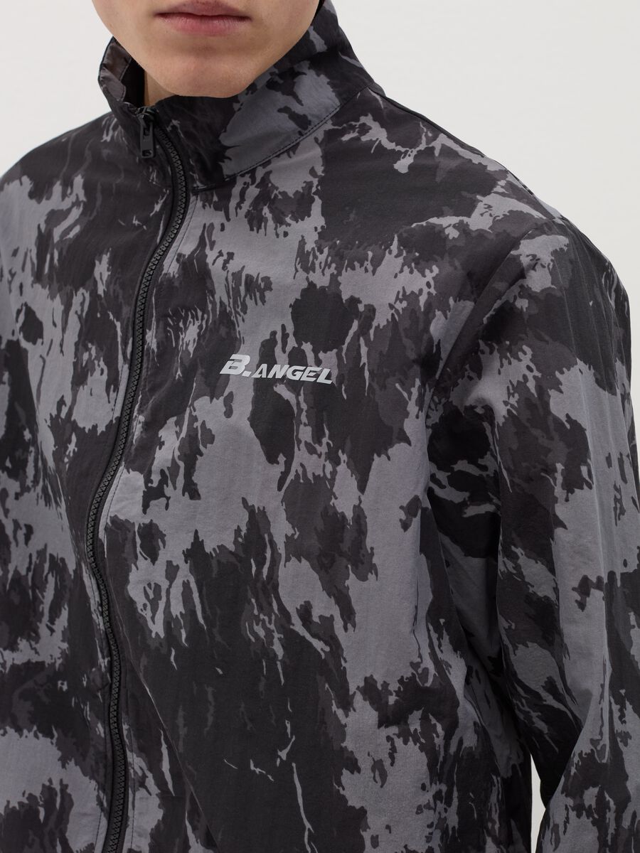 B.ANGEL X THE SEA BEYOND tie-dye full-zip sweatshirt with print_3
