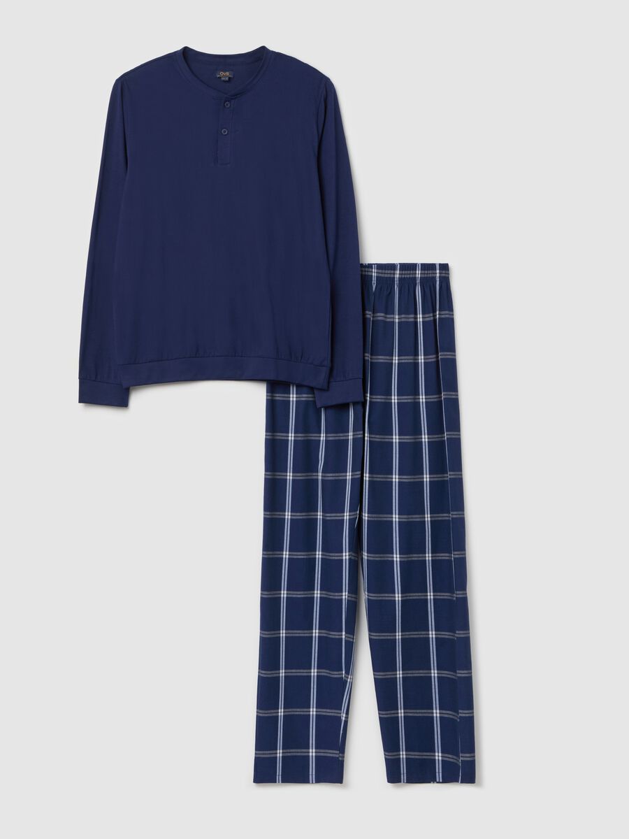 Long pyjamas with granddad neckline_4