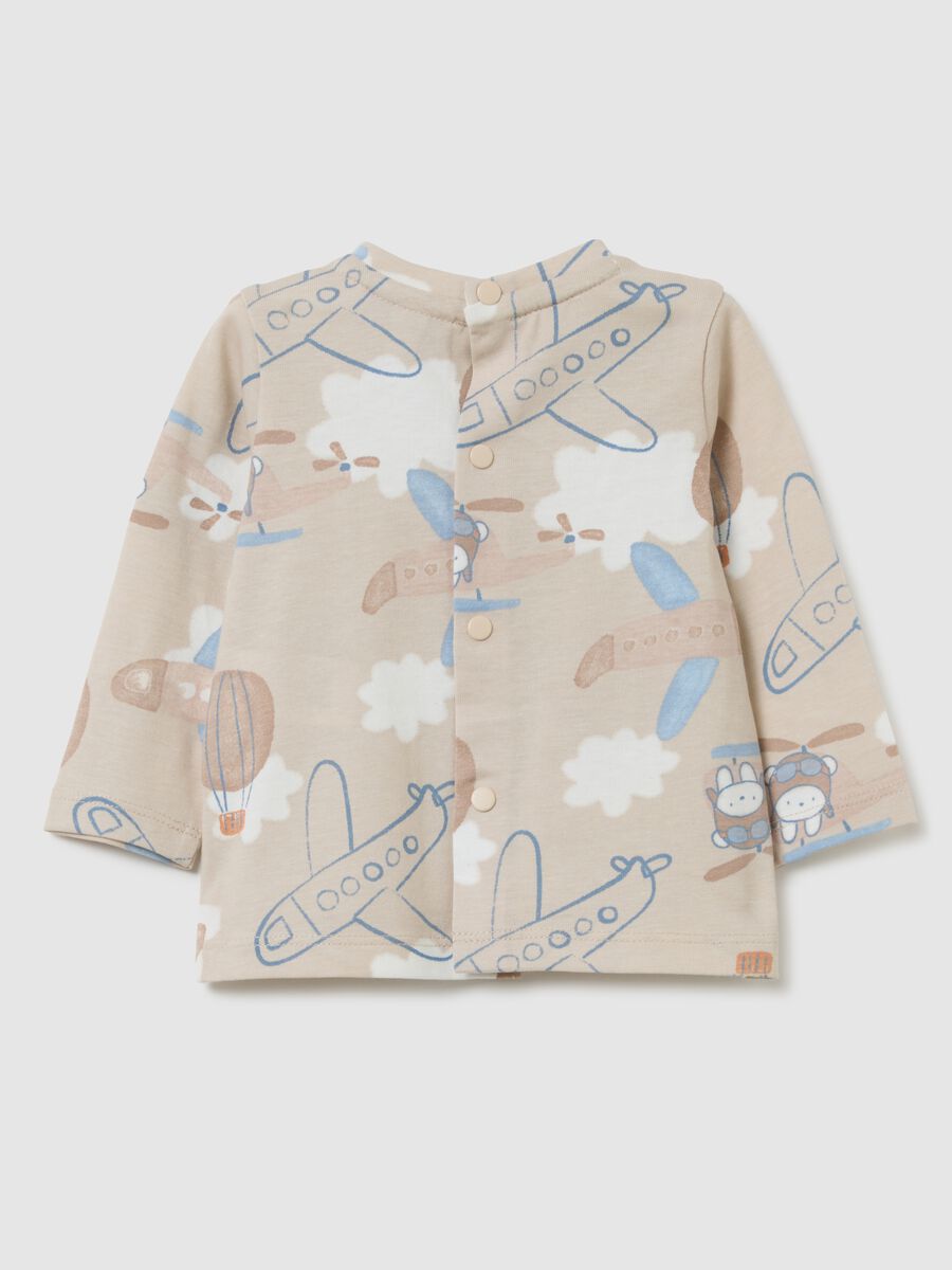 Multicolour regular fit pure cotton newborn sweater_1