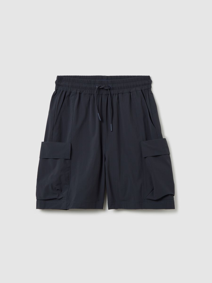 ALTAVIA WITH DEBORAH COMPAGNONI cargo Bermuda shorts with drawstring_0