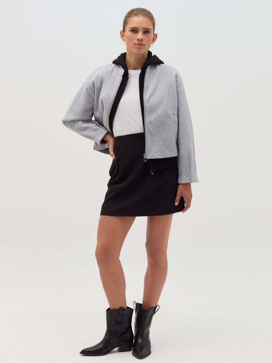 Boxy-fit bomber jacket in cloth_1