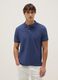 Blue pure cotton polo regular fit_0