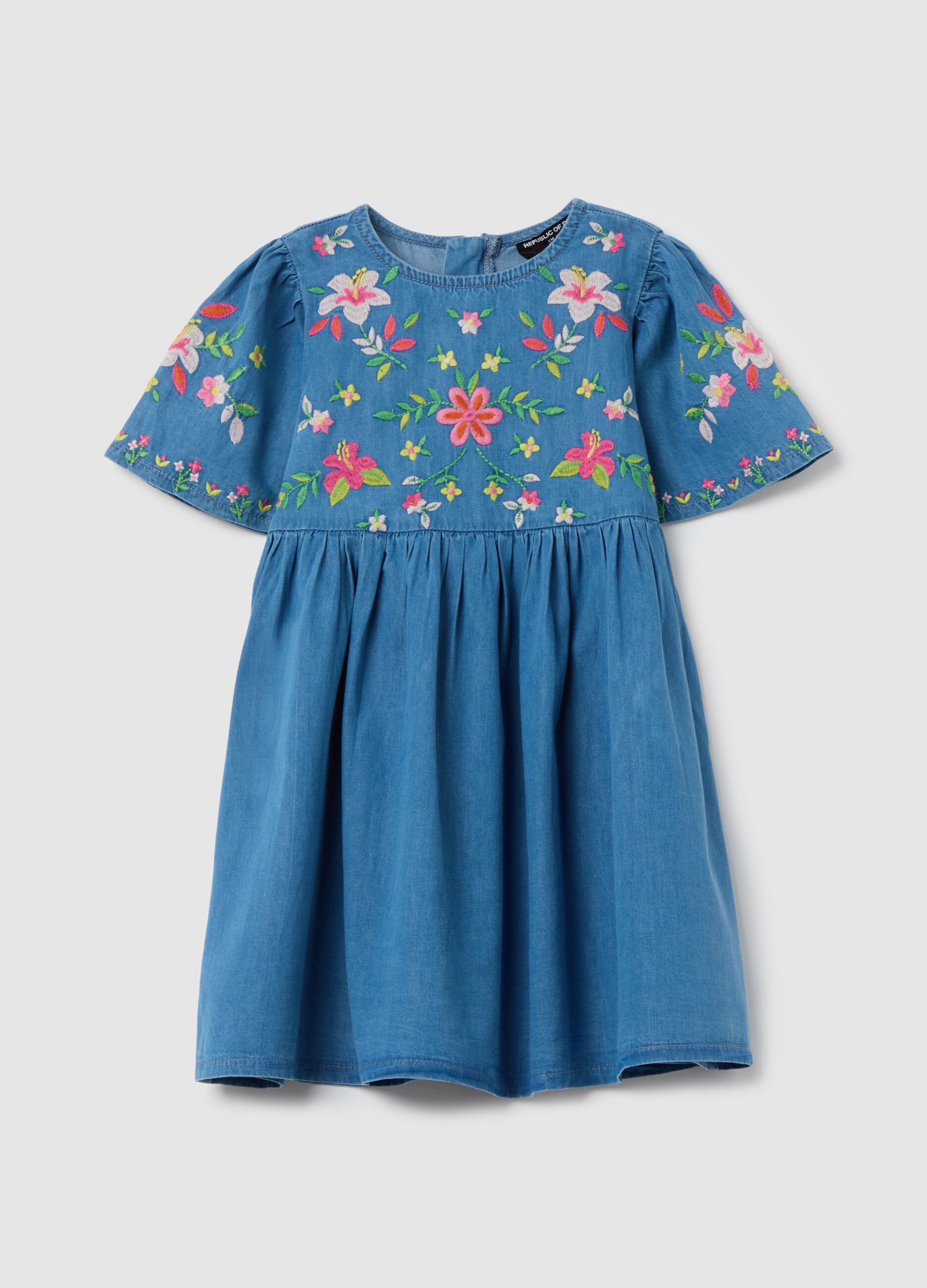 Puff Sleeves Vestito Rosso Ovs Vestito Rosso Bambina Ovs Outlet