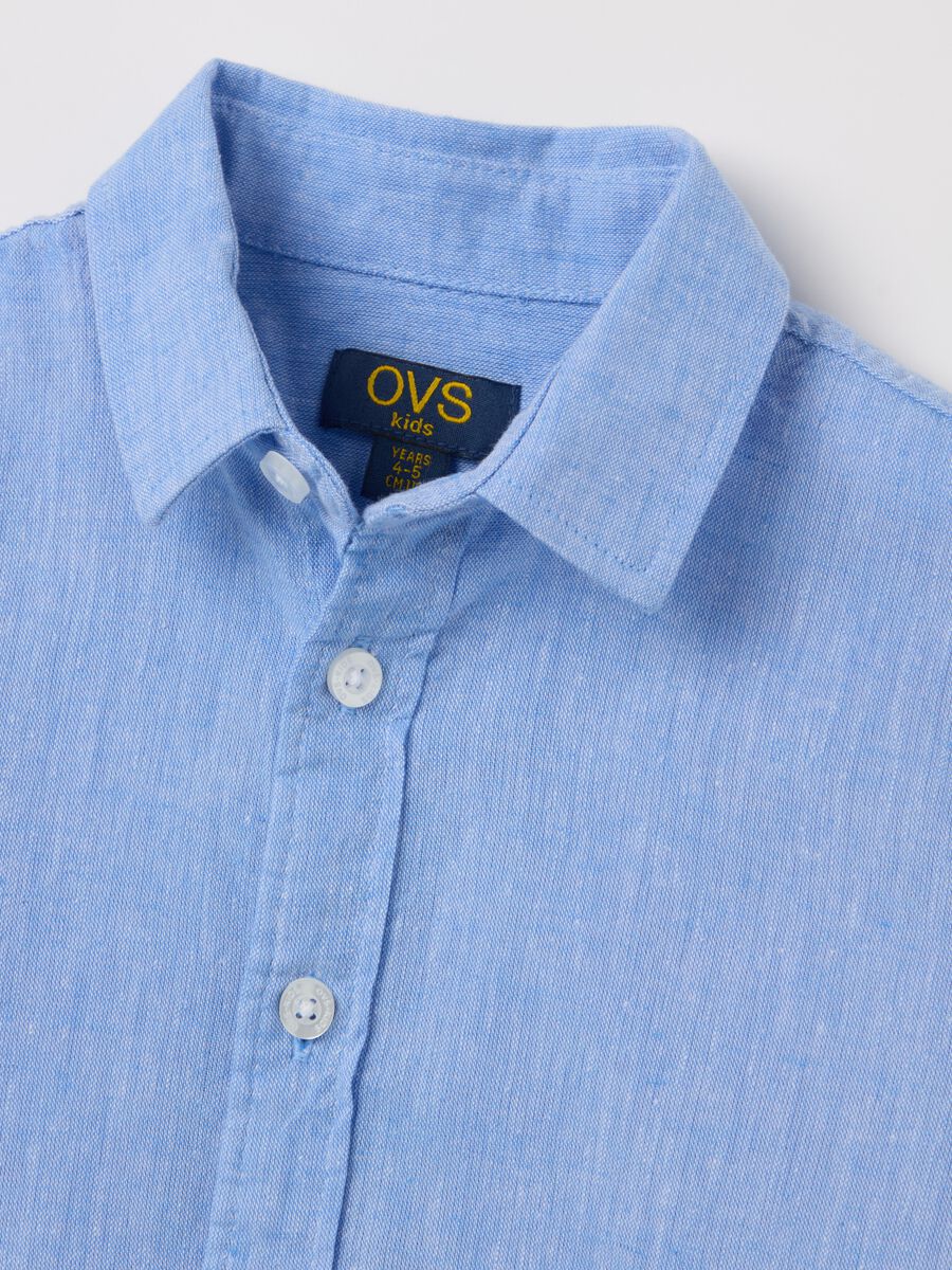 Cotton and linen shirt_2