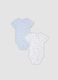 2-pack of light blue and white organic cotton bodysuits for babies and toddlers_0