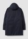 Giaccone imbottito blu con cappuccio regular fit idrorepellente_1