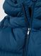 Petrol Blue Iconic Puffer Jacket for Kids with Hood_3