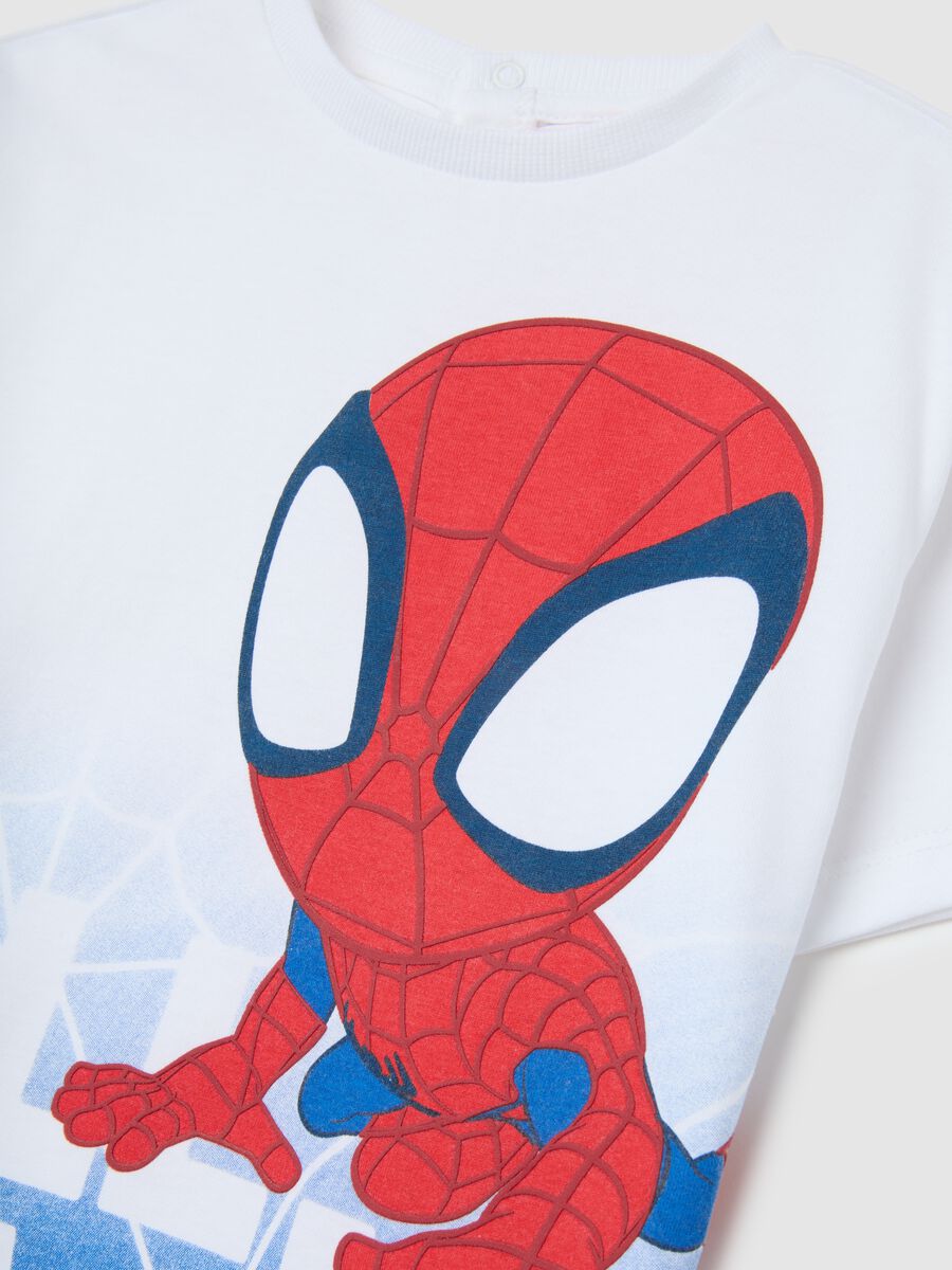 Set t-shirt da neonato in puro cotone multicolor con Spider-Man_2