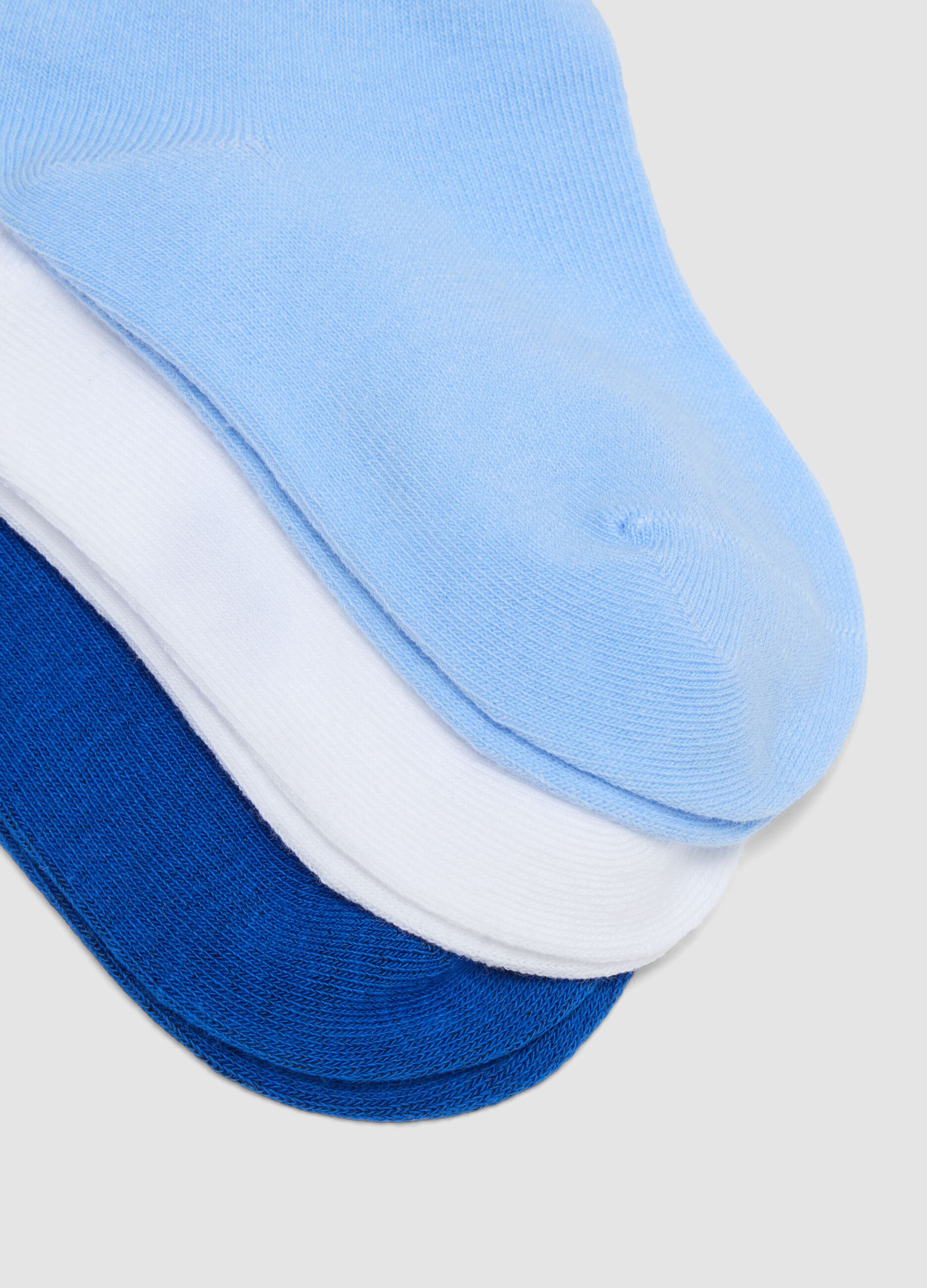 Boys&rsquo; multicolour stretch cotton-blend socks multipack