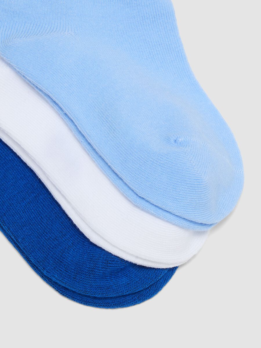 Multipack calze in misto cotone elasticizzato multicolor da bambino_1