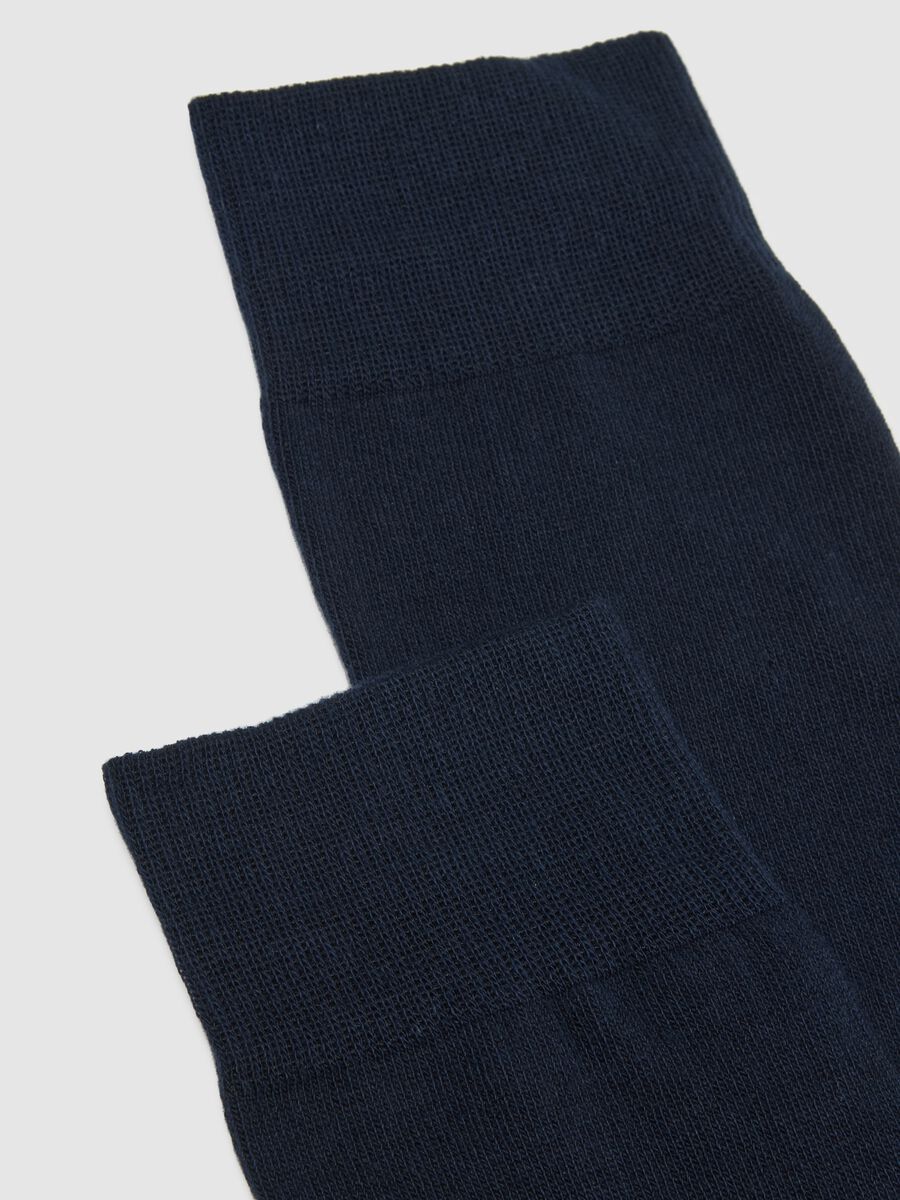Multicolour stretch cotton socks twin pack_1