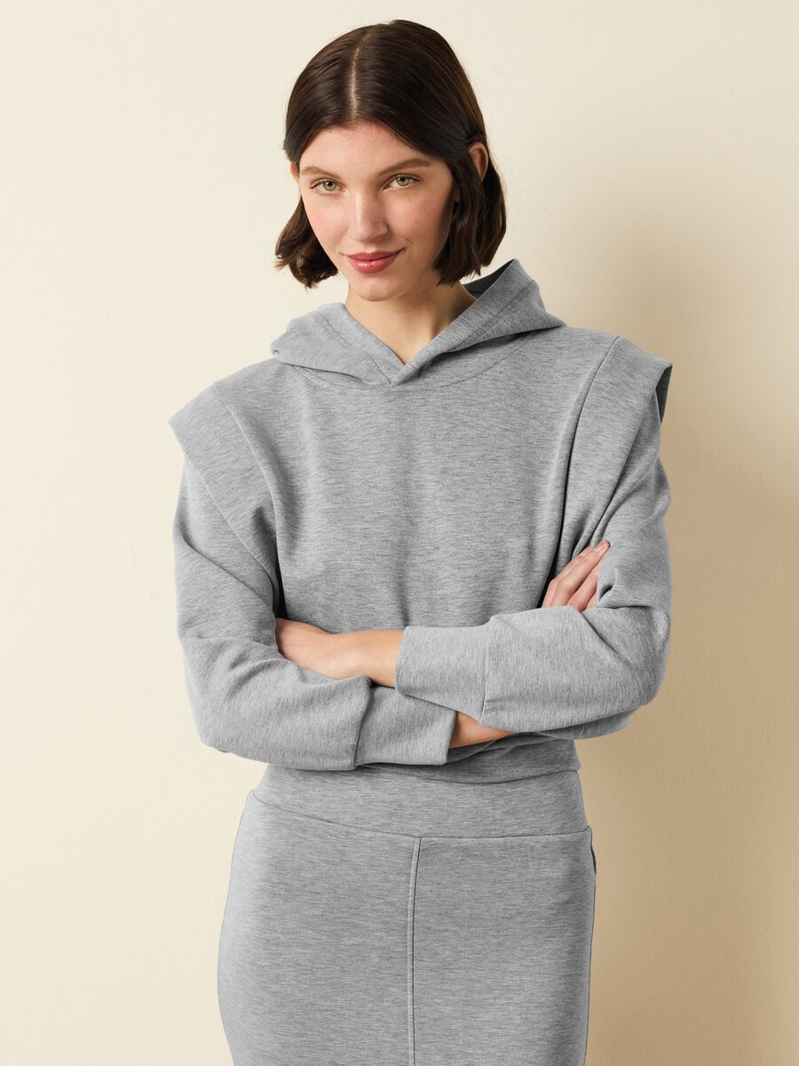 Scuba boxy-fit sweatshirt with hood_0
