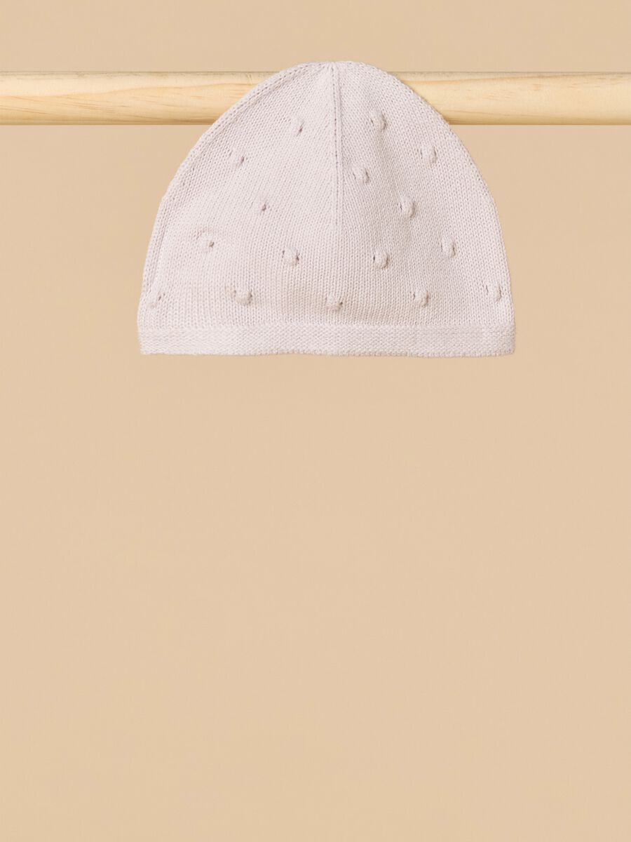 Cotton knit hat_0