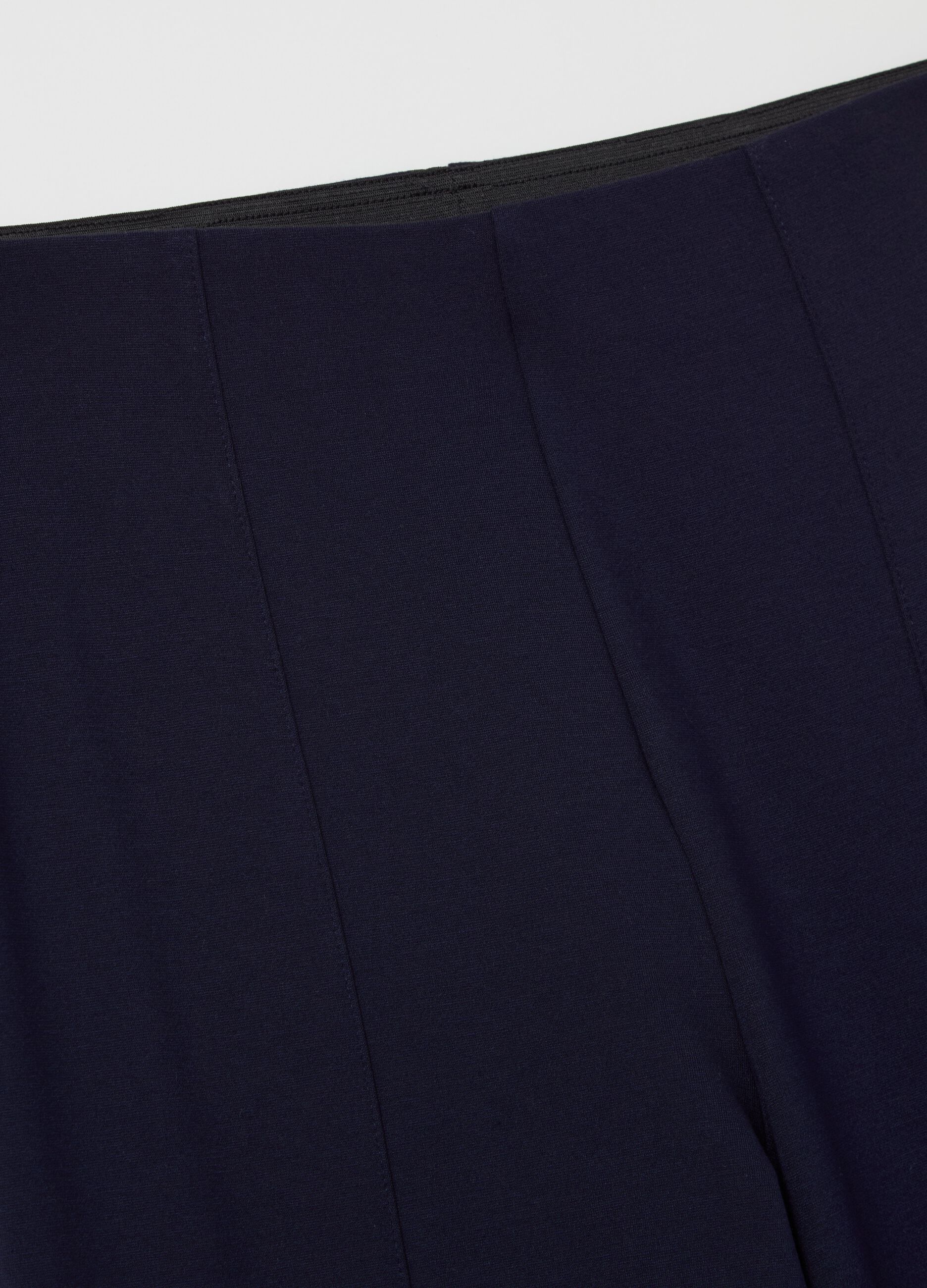 Cigarette trousers in Milano stitch