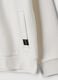 White cotton-blend hooded sweatshirt for girls_2