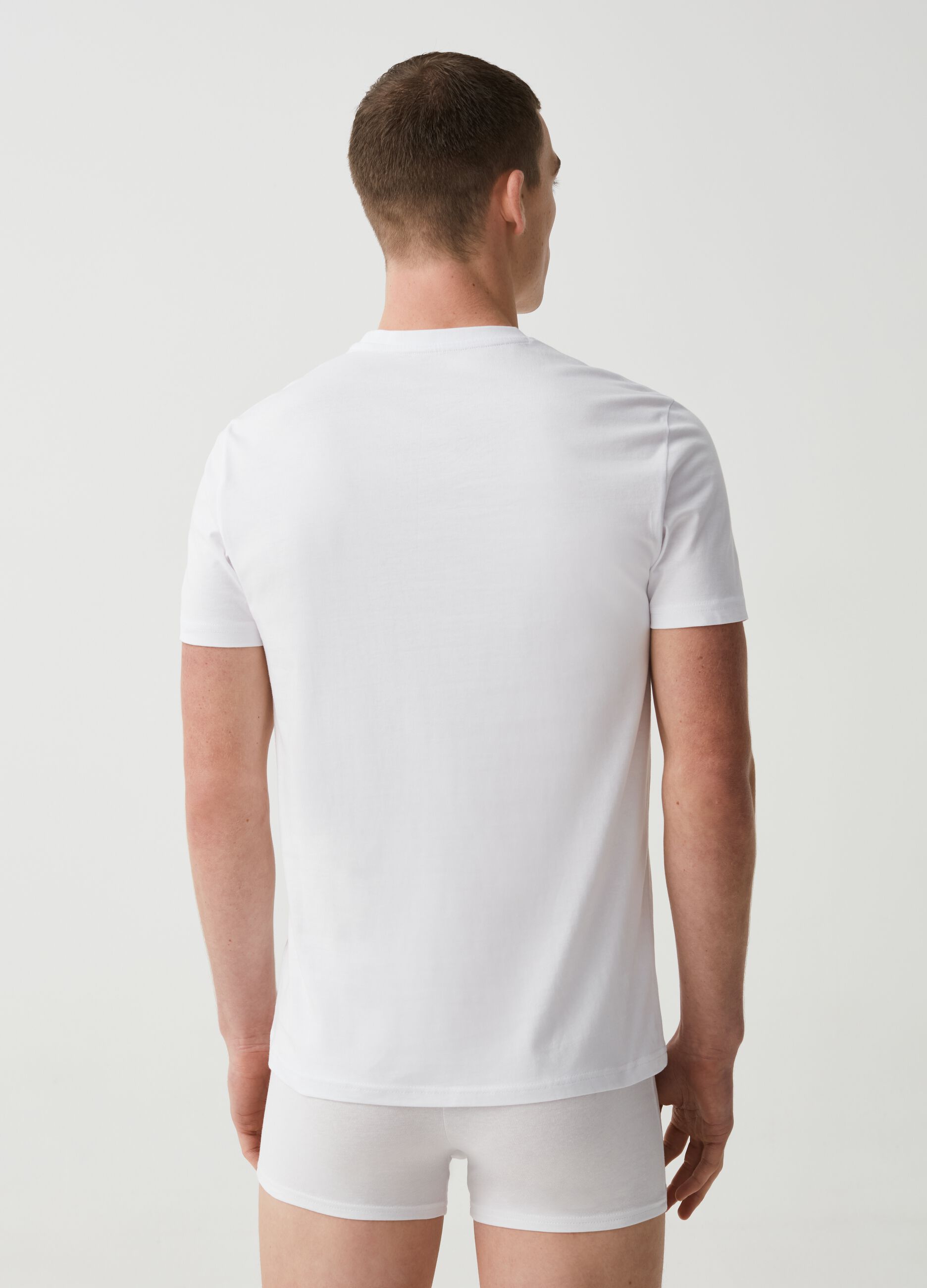 Two-pack thermal undershirts in cotton