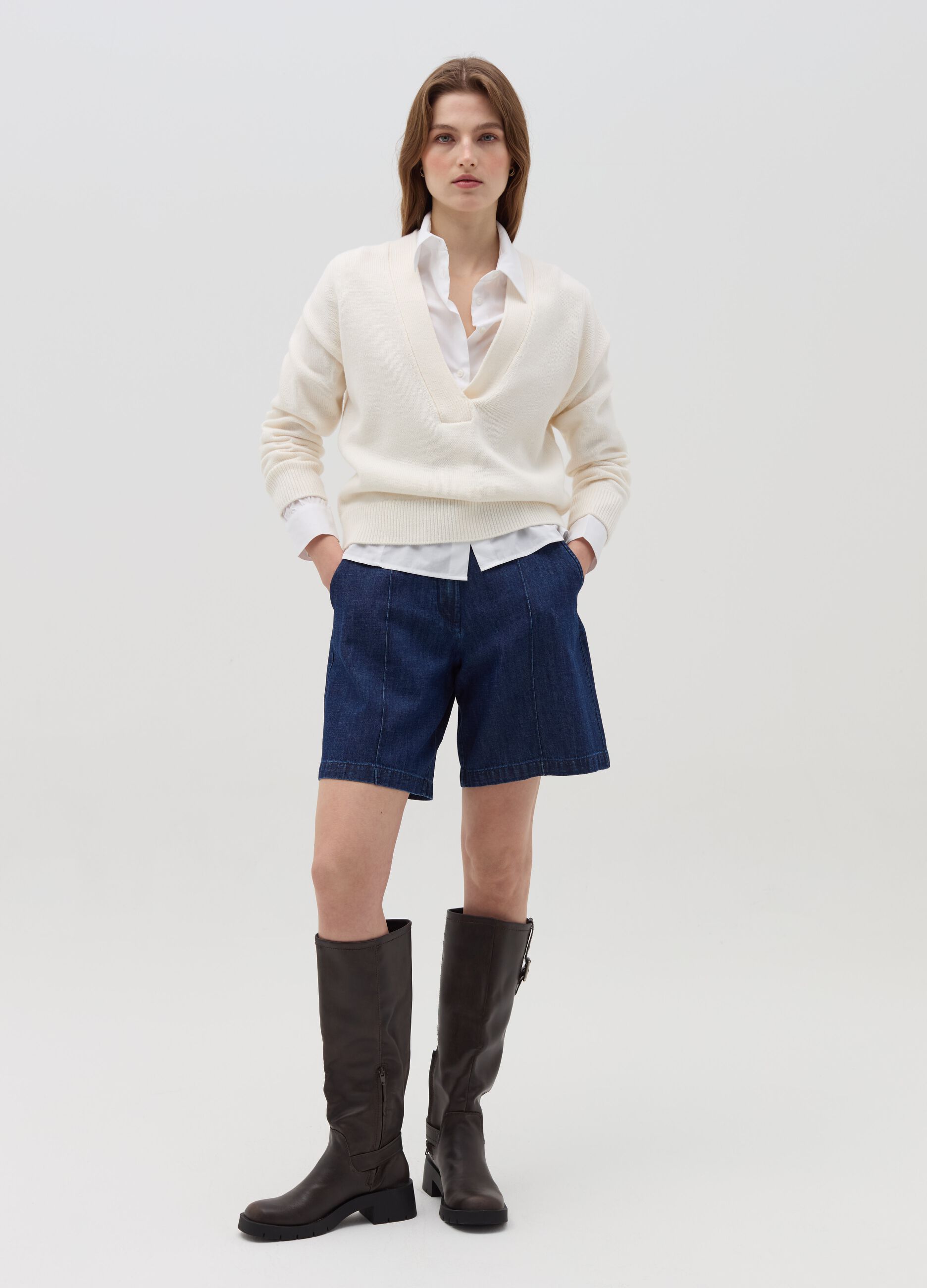 Pantaloni corti donne ovs sale