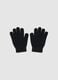 Black child gloves with Batman print_1