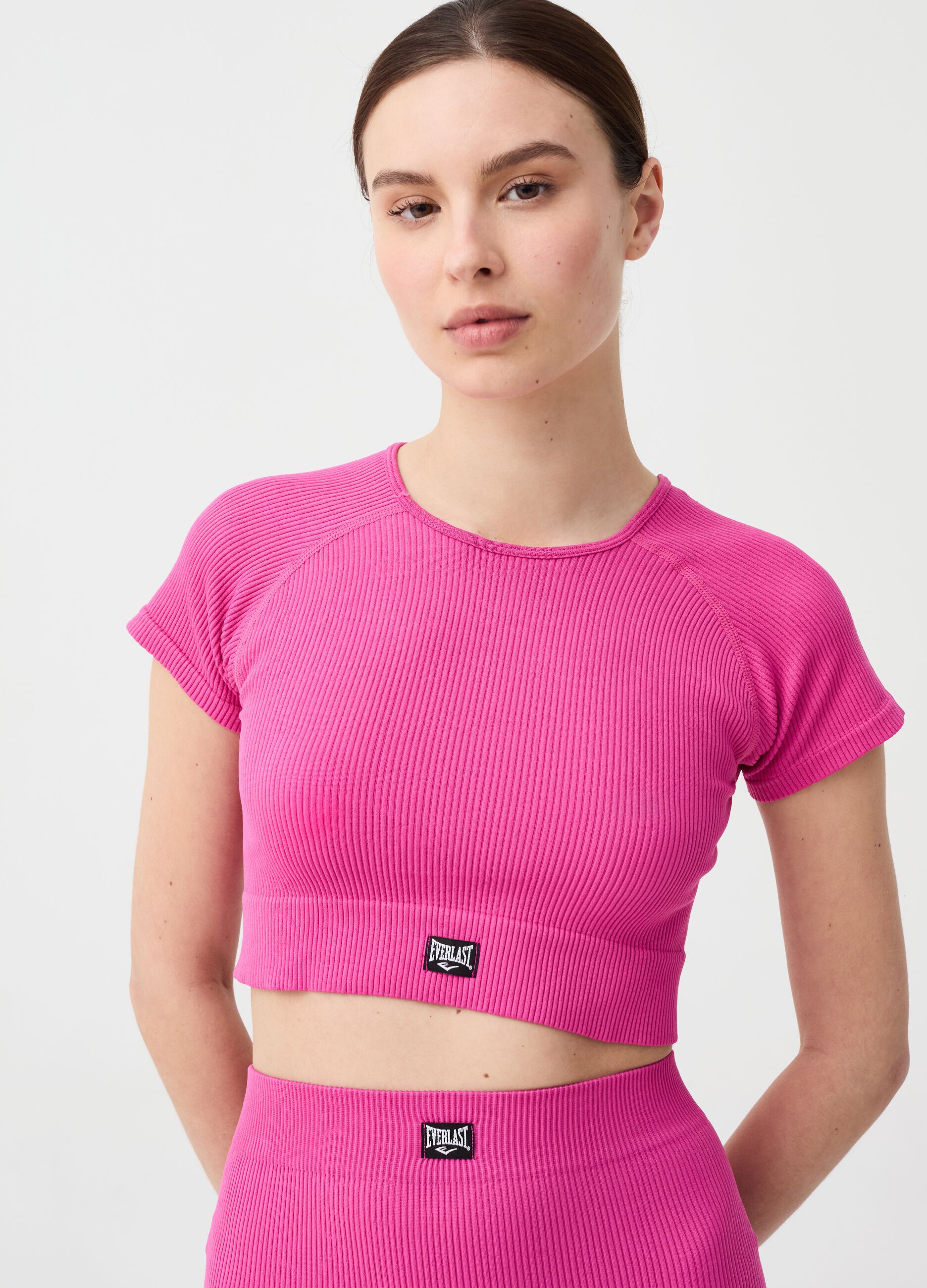 Ovs T-shirt cropped a costine