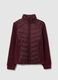 Red Stretch Fabric Jacket Regular Fit_4