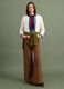 Beige pure cotton cardigan with buttons, regular fit_1