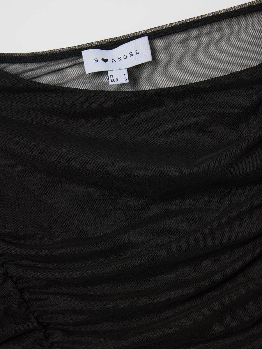 Long-sleeve black top in stretch fabric_5
