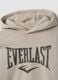 Beige cotton-blend hoodie with logo for boys_4