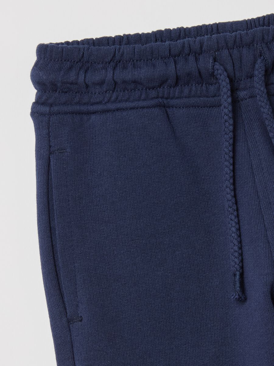 Cotton joggers with drawstring_2