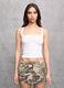 White Square-Neck Tank Top_0