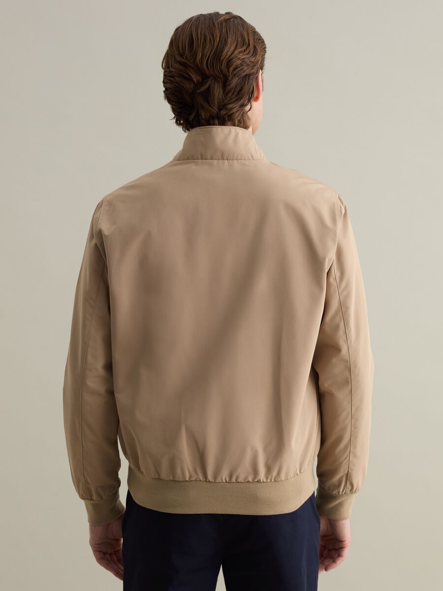 Full-zip bomber jacket with high neck_2